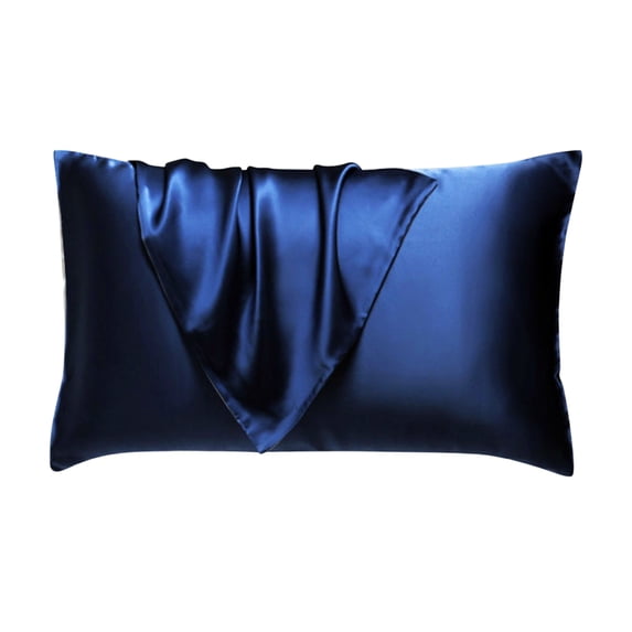 Satin Pillowcase, 24.8 x 16.93 Inch Soft Silk Like Polyester Pillow Cover with Envelope Closure, Smooth Breathable Cushion Case for Hair and Skin Comfort