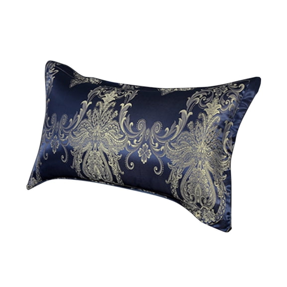 Satin Pillowcase Decorative Bed Pillow Cover,Smooth Damask Pattern Luxury Pillowcase,Breathable Wrinkle Resistant Fade Resistant Soft Touch Bedding Pillow Protector For Bedroom Guest Room Hotel Decor