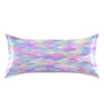thumbnail image 1 of Satin Pillowcase Envelope Closure Pillow Cover Wrinkle-Resistant & Vibrant Print Mermaid Scale Pattern, 1 of 7