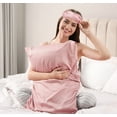 thumbnail image 1 of Satin Pillowcase & Eye Mask Set Blush, 1 of 6