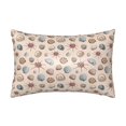 Satin Pillowcase For Hair And Skin, Conch Shells Print No.9013 20" *30