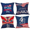 Satin Pillowcase for Hair And Skin Standard Size America Flag Patriotic