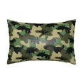 Satin Pillowcase for Hair and Skin, Camouflage Dinosaur Soft and