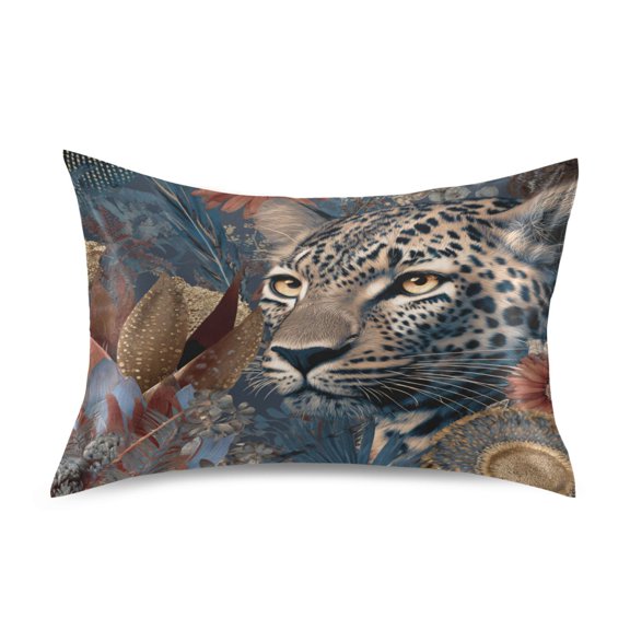 Satin Pillowcase Soft and Smooth Pillow Case for Hair and Skin Attractive Tiger Head