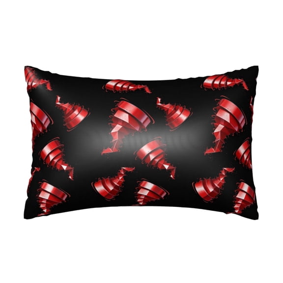 Satin Pillowcase Tornado 20x30 Inch Silky Soft Pillow Cover for Hair and Skin Floral
