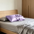 thumbnail image 1 of Satin Pillowcase for Hair and Skin Care, 35.8x16.1 Inch Feels Soft and Cool Like a Silk Pillowcase, Satin Pillow Cases, Slik Pillow Cover, Purple, 1 of 4
