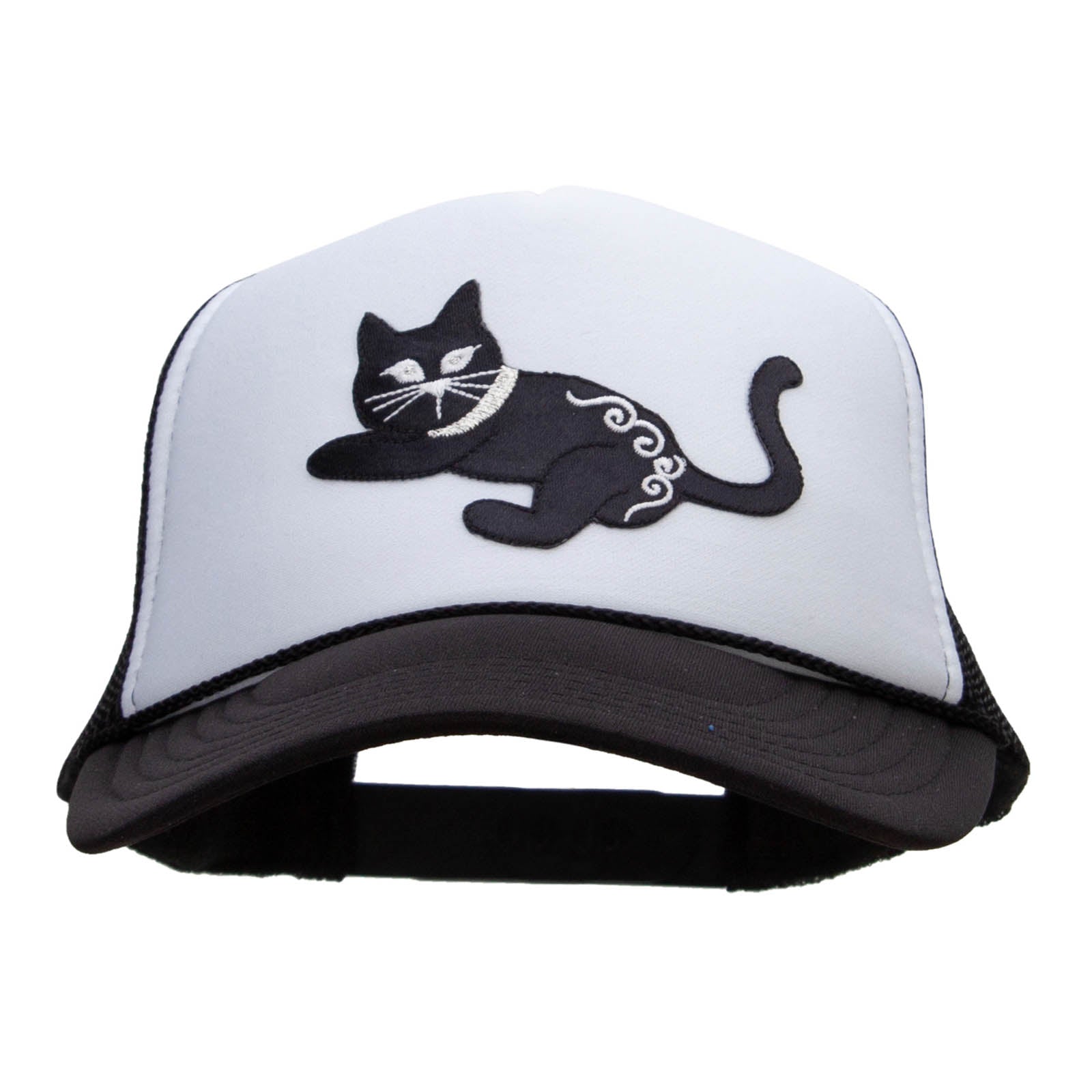 MG Summer Foam Mesh Trucker Cap – Cactus Black Design, Adjustable Fit, Lightweight For Everyday Wear