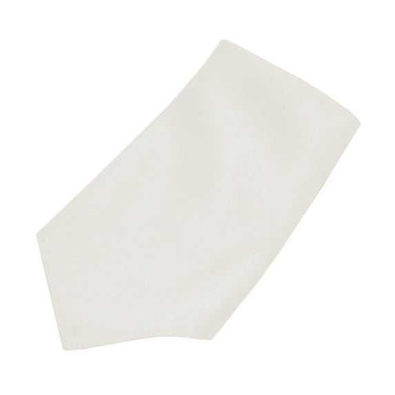 Satin Pocket Square 10"x10" in Ivory