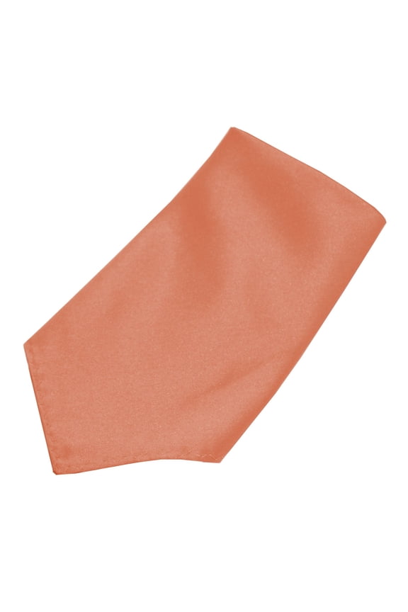 Satin Pocket Square 10"x10" in Peach