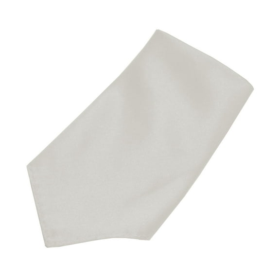 Satin Pocket Square 10"x10" in Platinum