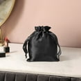 thumbnail image 1 of Satin Polyester Drawstring Pouch Smooth Soft Lightweight Storage Bag for Jewelry Cosmetics Accessories Home Textile Organizer, 1 of 5