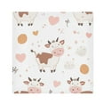 thumbnail image 1 of Satin Polyester Napkins - 20x20 InchSingle-Sided Printed Napkins, 1-Piece/4-Piece/6-Piece Set, DIY Personalized Table Setting，Many Cows, 1 of 8