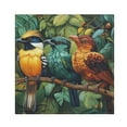 thumbnail image 1 of Satin Polyester Napkins - 20x20 InchSingle-Sided Printed Napkins, 1-Piece/4-Piece/6-Piece Set, DIY Personalized Table Setting，Three Cute Birds, 1 of 8