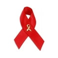 thumbnail image 1 of Satin Red Ribbon Pins Week Drug & Alcohol Prevention 1000 Packs Ribbons, 1 of 4
