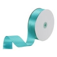 thumbnail image 1 of Uxcell Satin Ribbon, Single Face Polyester Satin Ribbon for Gift Wrapping, Crafts Peacock Blue 1-1/2 inch, 1 of 3