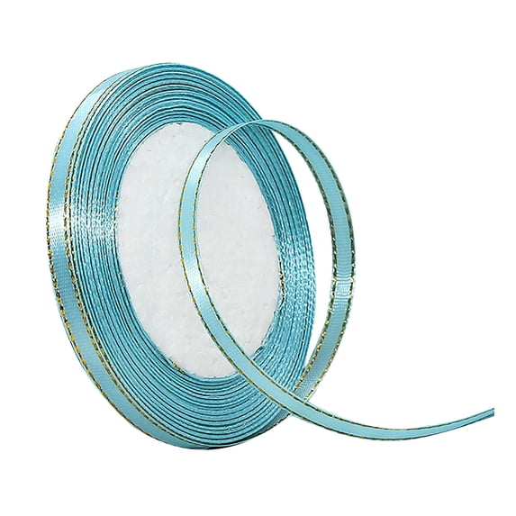 Satin Ribbon 25 Yards 6Mm Wide Fabric Gift Ribbon Roll For Wedding Christmas Birthday Craft Wrapping
