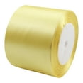thumbnail image 1 of Satin Ribbon,3 Inch Wide 25 Yards Ribbon For Gift Wrapping,Ribbon For Crafts,Valentine'S Day Fabric Ribbons For Wedding Decor Bows Making Wedding Chair Sash Flower Bouquets Christmas Diy Crafts,Gold, 1 of 8