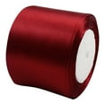 thumbnail image 1 of Satin Ribbon,3 Inch Wide 25 Yards Ribbon For Gift Wrapping,Ribbon For Crafts,Valentine'S Day Fabric Ribbons For Wedding Decor Bows Making Wedding Chair Sash Flower Bouquets Christmas Diy Crafts,Wine, 1 of 8