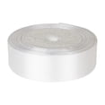 thumbnail image 1 of Satin Ribbon for Christmas Crafts, 1.2 Inch 25 Yards, White, Gold Solid Color, DIY Hair Bows, Silk Ribbon for Gift Wedding Party Christmas Decorations Gift Wrapping Crafts Hair Bows, 1 of 9