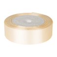 thumbnail image 1 of Satin Ribbon for Christmas Crafts, 1.2 Inch 25 Yards, White, Gold Solid Color, DIY Hair Bows, Silk Ribbon for Gift Wedding Party Christmas Decorations Gift Wrapping Crafts Hair Bows, 1 of 9