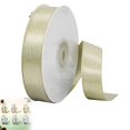 thumbnail image 1 of Satin Ribbon Gold Metallic, 22m Roll for Gift Wrap Wedding and DIY Craft Projects, 1 of 4