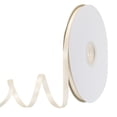 thumbnail image 1 of Uxcell Satin Ribbon Grosgrain Solid Silk Wedding Bouquet Ribbon for Valentine's Day Gift Wrapping Cake Box Bows Cream White-3/8" x 50 Yard, 1 of 7