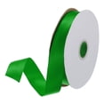 thumbnail image 1 of Uxcell Satin Ribbon Grosgrain Solid Silk Wedding Bouquet Ribbon for Valentine's Day Gift Wrapping Cake Box Bows Green-1" x 50 Yard, 1 of 7