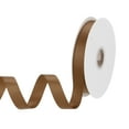 thumbnail image 1 of Uxcell Satin Ribbon Grosgrain Solid Silk Wedding Bouquet Ribbon for Valentine's Day Gift Wrapping Cake Box Bows Light Brown-9/16" x 33 Yard, 1 of 7