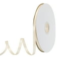 thumbnail image 1 of Uxcell Satin Ribbon Grosgrain Solid Silk Wedding Bouquet Ribbon for Valentine's Day Gift Wrapping Cake Box Bows Beige-1/4" x 50 Yard, 1 of 7