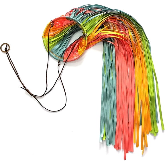 Satin Ribbon Windsock Streamer, Outdoor Decorations for Your Patio, Garden, Yard, Dock and Camper, 41-Inch, WS41-D-HHLL