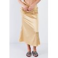 thumbnail image 1 of Satin Ruffle Waist Midi Skirt, 1 of 5