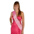 thumbnail image 1 of Beistle Pack of 6 Blank Customizable Pink Satin Sashes 33", 1 of 1