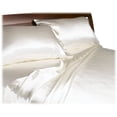thumbnail image 1 of Satin Sheet Set, Ivory, 1 of 1