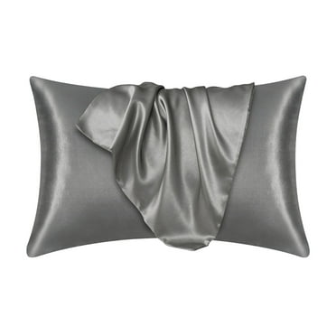 Satin Silk Pillowcase For Hair And Skin Coral Pillow Cases Standard Size Set Of 1 Pack Super Soft Pillow Case With Envelope Closure
