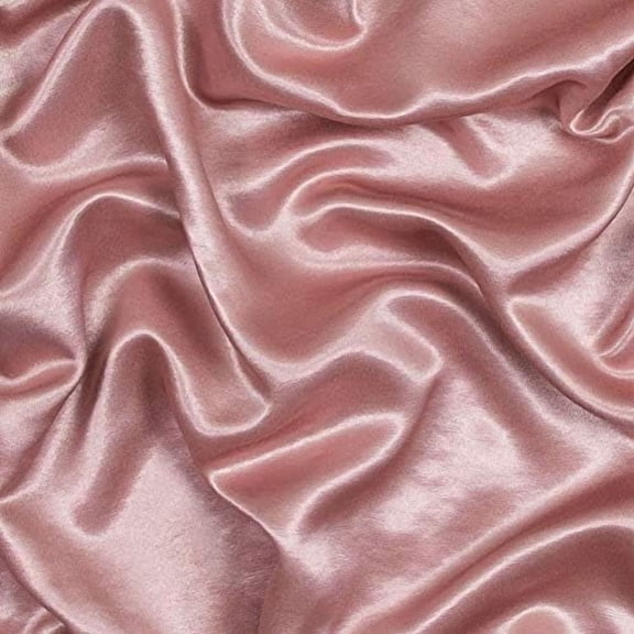 Satin Silk Sheets Bed Set 4 Pcs, Soft and Durable Pillowcase, Flat Sheet and Fitted Sheet 19 deep Pocket, Hotel Luxury Bed Sheets Set-(Short Queen Dusty Rose)$$Bedding