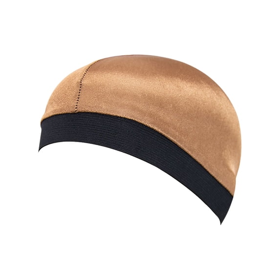 Satin Silk Wig Cap Unisex Breathable Soft Dome Hat Men Women Hair Liner Stretch Band Comfortable Sleep Headwear