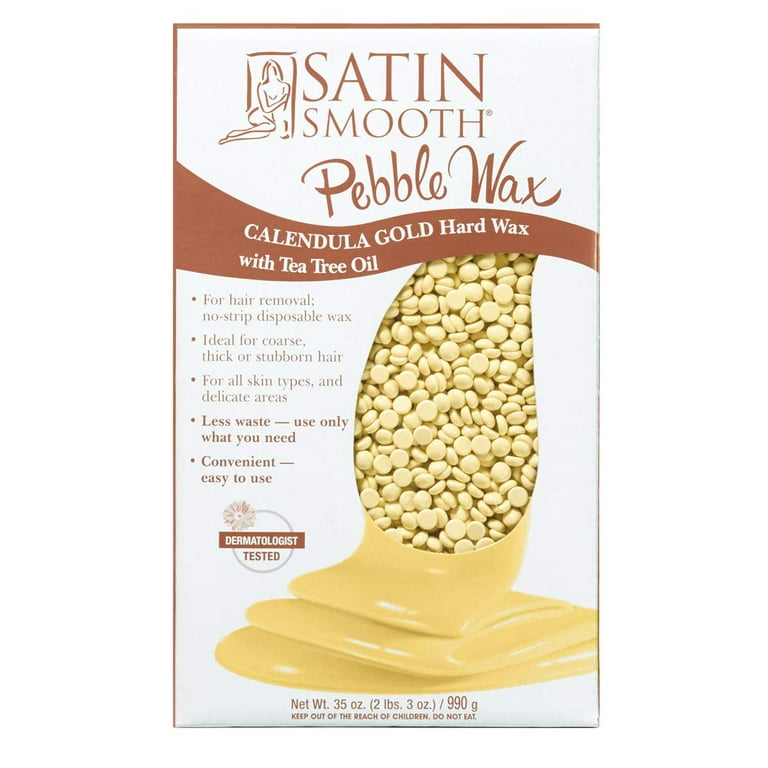 Satin Smooth Pebble Wax 35oz - Calendula Gold Satin Smooth Pebble Wax 35oz - Calendula Gold