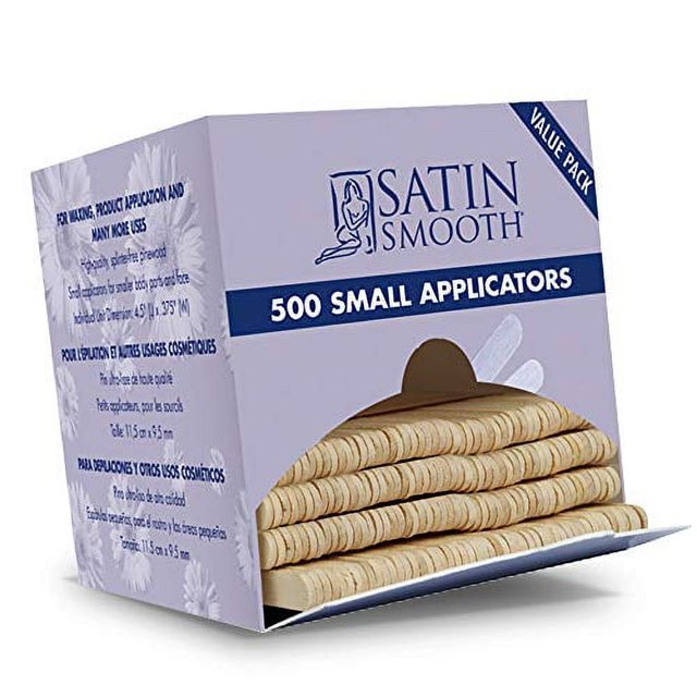 Satin Smooth Hair Waxing Small Applicators For Eyebrow, Upper Lip, Chin