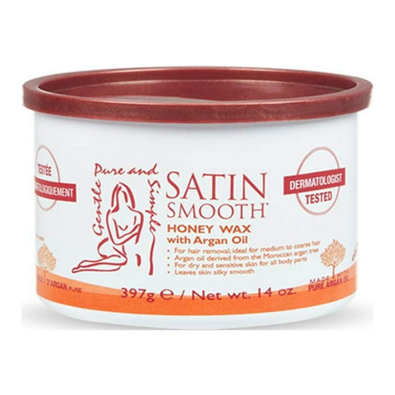 Satin Smooth Honey & Argan Oil Wax 14oz Satin Smooth Honey & Argan Oil Wax 14oz