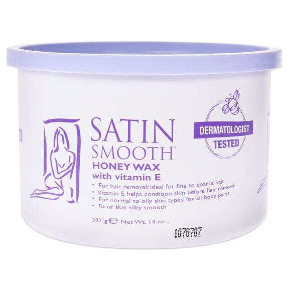 Satin Smooth Honey Wax With Vitamin-E 14 oz
