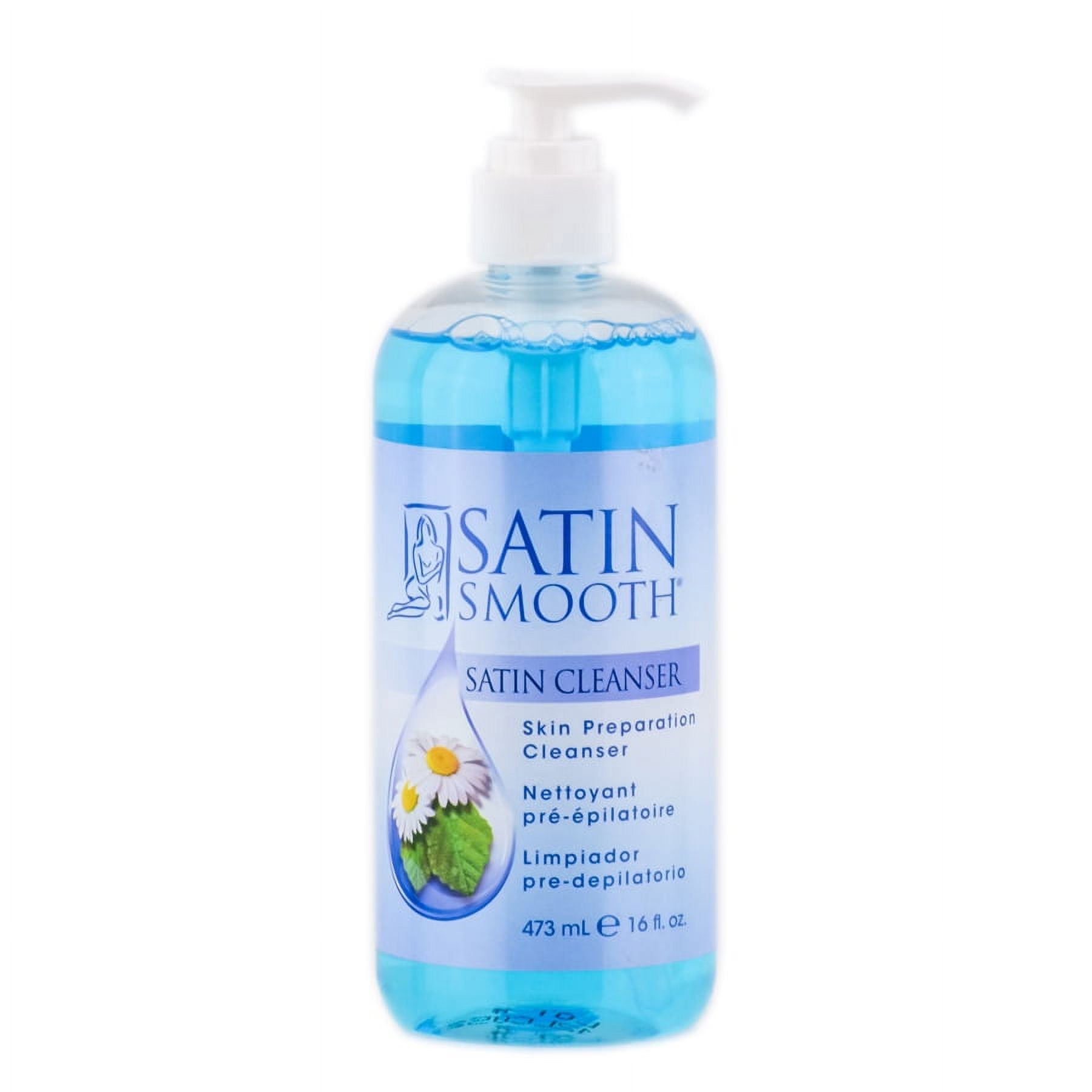 Satin Smooth Satin Cleanser Skin Preparation Cleanser (Size 16 oz