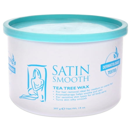 Satin Smooth Tea Tree Hair Removal Wax 14oz.