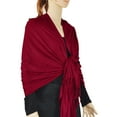 thumbnail image 1 of Satin Solid Pashmina, 1 of 1