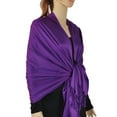 thumbnail image 1 of Satin Solid Pashmina, 1 of 1