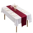 thumbnail image 1 of Satin Table Runner - Modern Style, 29x275cm, for Weddings & Banquets Red wine, 1 of 5