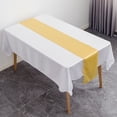 thumbnail image 1 of Satin Table Runner Table Cloth 27x275cm for Banquet Wedding Party Decoration, 1 of 4