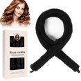 thumbnail image 1 of Satin heatless hair curler, Lazy Natural Soft Wave DIY heatless curls for Sleep in Overnight, for All Hair Types - Black, 1 of 8