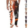 thumbnail image 1 of Satingcolo Funny Men's Pajama Pants Halloween Lightweight Sleep Lounge Pants Pjs Bottoms Men's Pajama Bottoms with Pocket Drawstring, 1 of 6