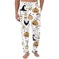 thumbnail image 1 of Satingcolo Halloween Mens Pajama Pants Sleepwear Lightweight Soft Pjs Bottoms Sleep Lounge Long Pant with Drawstring Pockets, 1 of 5