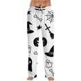 thumbnail image 1 of Satingcolo Halloween Pajama Pants for Men Printed Pajama Bottoms Drawstring Lounge Pants Sleepwear, 1 of 7
